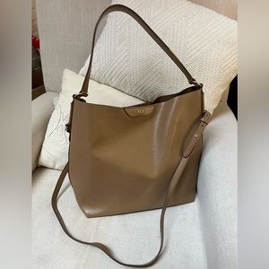 Lauren Ralph Lauren handbag taupe tan
